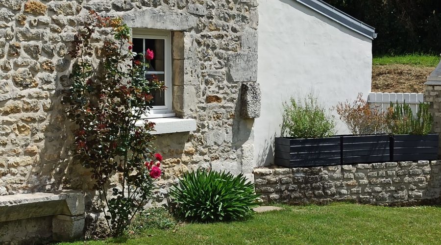 Jardin de la maison d'hôtes Les rives du rochefollet à Saint Vaize Saintes